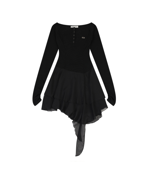 ORDINARY HOLIDAY（オーディナリー ホリデー）の「ヴィンテージフレアドレス [ブラック]（ワンピース・レディース・その他・SMALL/MEDIUM）」の2枚目の写真