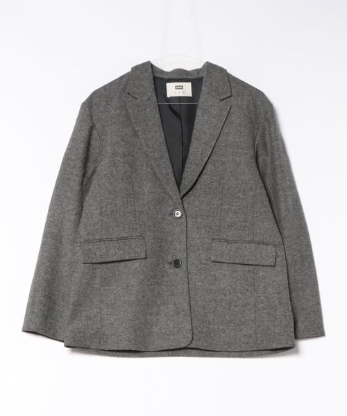 EDWIN(エドウィン)の「EDWIN LADIES テイラードジャケット(テーラードジャケット・レディース・グレー系その他/グリーン系その他/チェック・FREE)」の1枚目の写真