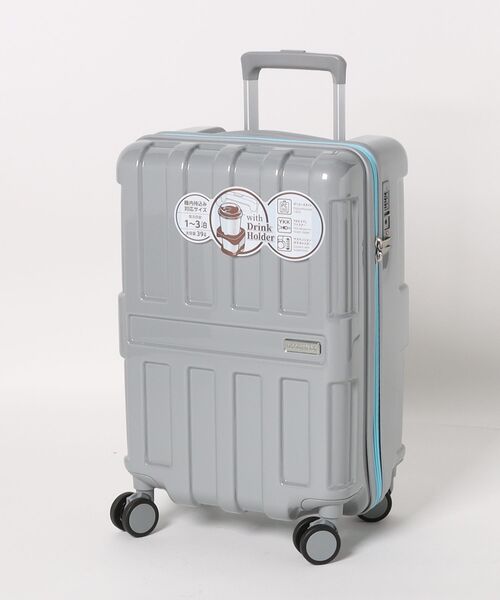SAC'S BAR セレクト（サックスバーセレクト）の「【MAXBOX/マックスボックス】 キャリーケース 39L（スーツケース/キャリーバッグ・メンズ・チョコ/ストーン/グリーン/ブルー系その他/ピンク系その他/ホワイト系その他/イエロー/サックスブルー/ネイビー・FREE）」の9枚目の写真