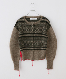 PROVOKE （プロヴォーク）の「【PROVOKE/プロヴォーク】fair isle cocoon cardigan（ニット/セーター）」