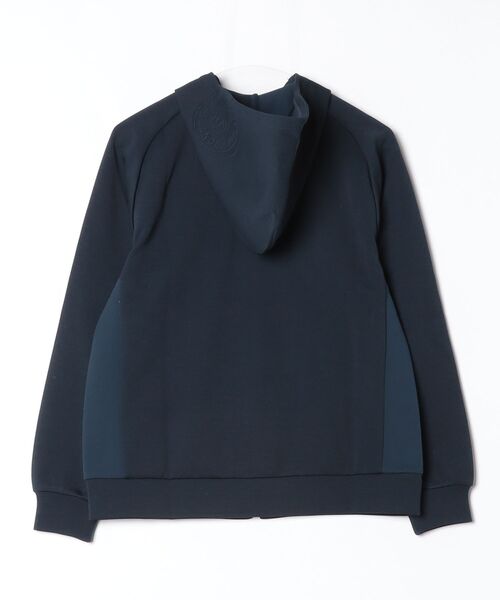 le coq sportif（ルコックスポルティフ）の「ルコックスポルティフ le coq sportif アクティブスウェット フード付きフルジップ（パーカー・レディース・ネイビー/ベージュ・M/L/XL）」の3枚目の写真