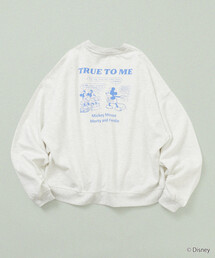 限定展開 MICKEY 別注 ビックシルエット TRUEtoME スウェット