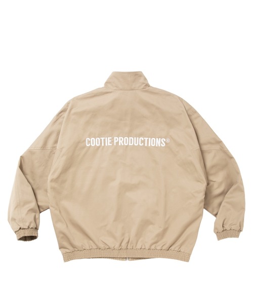 COOTIE PRODUCTIONS（クーティープロダクションズ）の「Cotton Twill Track Jacket（ブルゾン・メンズ・ベージュ/ブラック・SMALL/LARGE/MEDIUM）」の5枚目の写真