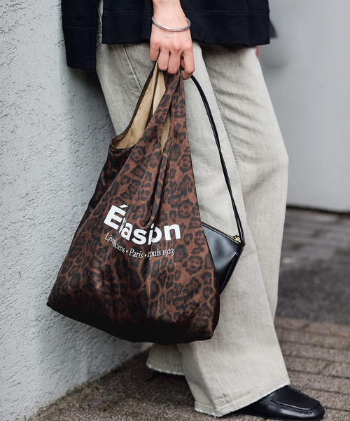 FRAMeWORK(フレームワーク)の「SKIN/スキン MINI BAG レオパードパッカブルTOTE付き(ショルダーバッグ・レディース・ブラック/ブラウン・FREE)」の5枚目の写真