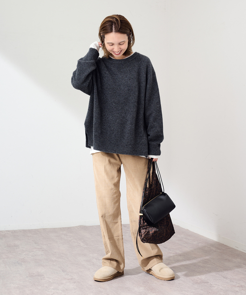 FRAMeWORK(フレームワーク)の「SKIN/スキン MINI BAG レオパードパッカブルTOTE付き(ショルダーバッグ・レディース・ブラック/ブラウン・FREE)」の9枚目の写真