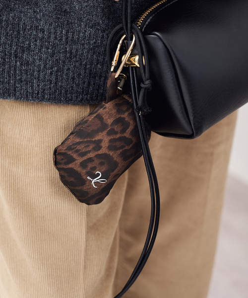 FRAMeWORK(フレームワーク)の「SKIN/スキン MINI BAG レオパードパッカブルTOTE付き(ショルダーバッグ・レディース・ブラック/ブラウン・FREE)」の12枚目の写真
