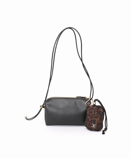 FRAMeWORK(フレームワーク)の「SKIN/スキン MINI BAG レオパードパッカブルTOTE付き(ショルダーバッグ・レディース・ブラック/ブラウン・FREE)」の20枚目の写真
