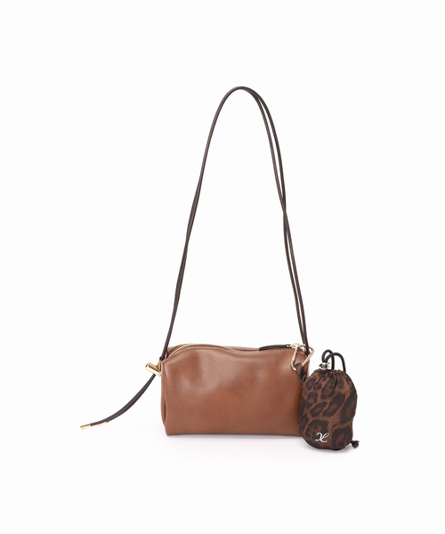 FRAMeWORK(フレームワーク)の「SKIN/スキン MINI BAG レオパードパッカブルTOTE付き(ショルダーバッグ・レディース・ブラック/ブラウン・FREE)」の21枚目の写真