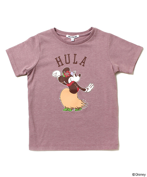 Disney（ディズニー）の「【一部予約】Disney｜ビーミング by ビームス / プリントTシャツHULA 16SS（Tシャツ/カットソー・キッズ・ホワイト/パープル・110/100/120/150/140/130/80/90）」の3枚目の写真