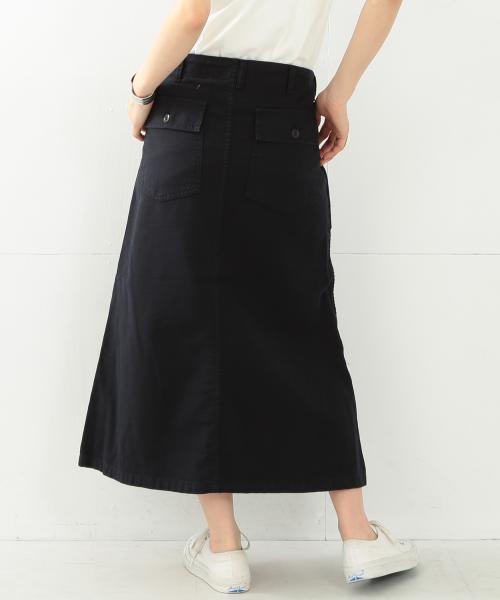 BEAMS BOY（ビームスボーイ）の「【FUDGE5月号掲載】BEAMS BOY / 4ポケットミリタリー マキシスカート（スカート・レディース・オリーブ/ネイビー/ホワイト/カーキ・0/1/2）」の22枚目の写真