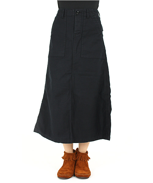 BEAMS BOY（ビームスボーイ）の「【FUDGE5月号掲載】BEAMS BOY / 4ポケットミリタリー マキシスカート（スカート・レディース・オリーブ/ネイビー/ホワイト/カーキ・0/1/2）」の9枚目の写真
