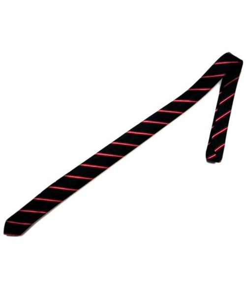 8(eight)(エイト)の「日本製ストライプスリムタイ(ネクタイ・メンズ・グレー系その他/ブラック×レッド/ブラック系その他2/ホワイト×ブラック/ブラック系その他/シルバー/レッド系その他/ブラック×ブラック・FREE)」の5枚目の写真