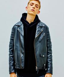 MONKEY TIME | ＜monkey time＞ ∴  パデッド ダブルライダースジャケット(ライダースジャケット)