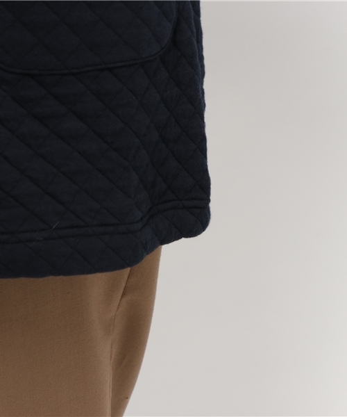 LBC（エルビーシー）の「中綿キルティングフードダブルコート（その他アウター・レディース・ネイビー/チャコールグレー/オリーブ/ブラウン・MEDIUM）」の12枚目の写真