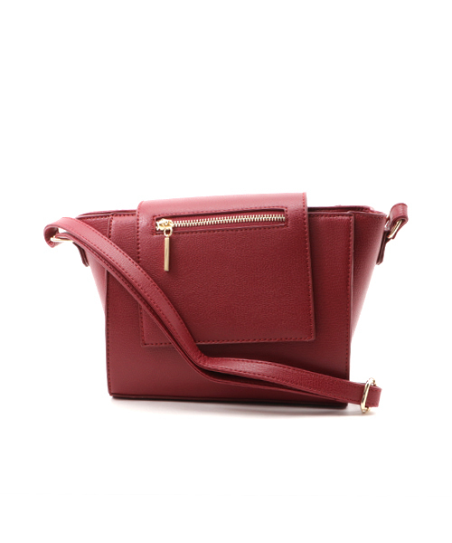 VENCEEXCHANGE（ヴァンスエクスチェンジ）の「台形カブセショルダーバッグ      （ショルダーバッグ・レディース・ワインレッド/ライトブラウン/ブラック・FREE）」の11枚目の写真