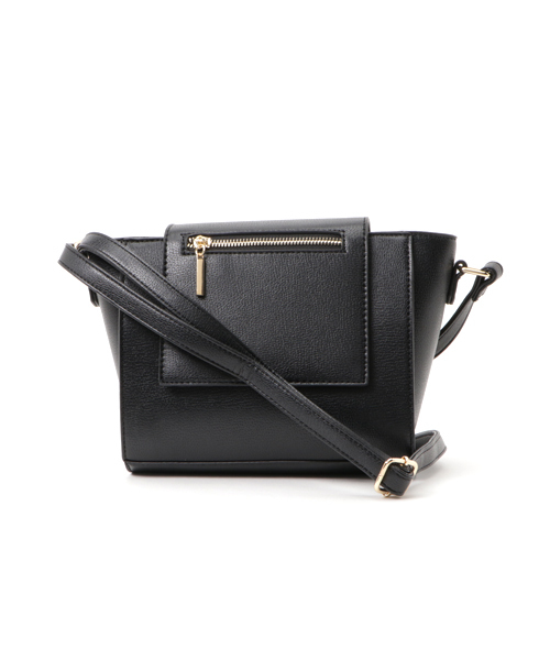 VENCEEXCHANGE（ヴァンスエクスチェンジ）の「台形カブセショルダーバッグ      （ショルダーバッグ・レディース・ワインレッド/ライトブラウン/ブラック・FREE）」の2枚目の写真