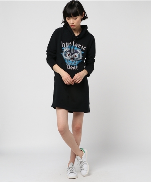 HYSTERIC GLAMOUR(ヒステリックグラマー)の「BEAR HEAD2 pt PK(ワンピース・レディース・ブラック・FREE)」の7枚目の写真