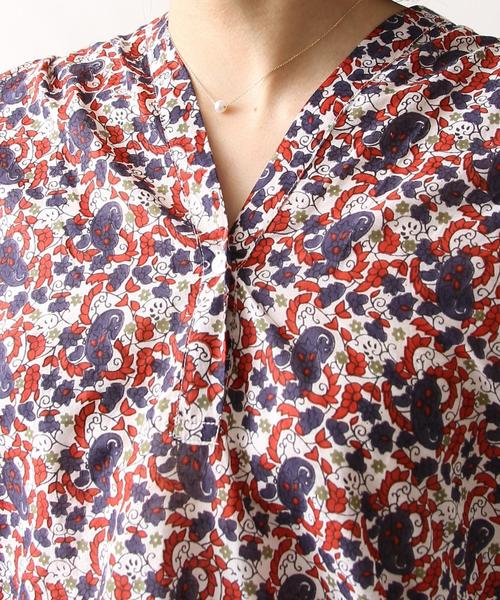 coen（コーエン）の「【Market】ボイルスキッパーブラウス（シャツ/ブラウス・レディース・オリーブ/ネイビー/コバルトブルー/レッド・FREE）」の18枚目の写真