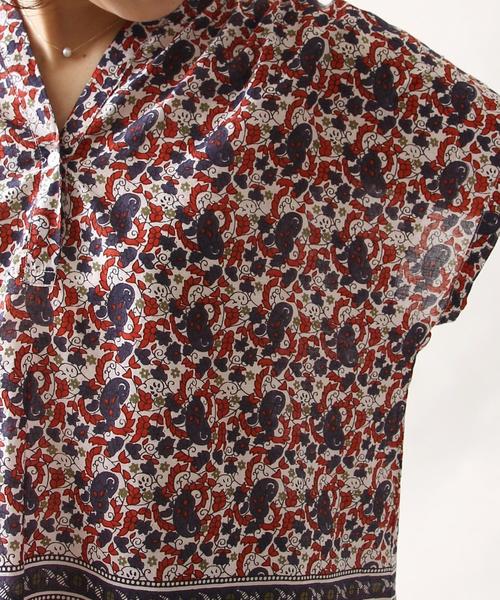 coen（コーエン）の「【Market】ボイルスキッパーブラウス（シャツ/ブラウス・レディース・オリーブ/ネイビー/コバルトブルー/レッド・FREE）」の20枚目の写真