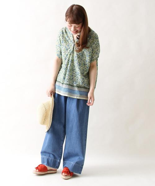 coen（コーエン）の「【Market】ボイルスキッパーブラウス（シャツ/ブラウス・レディース・オリーブ/ネイビー/コバルトブルー/レッド・FREE）」の21枚目の写真