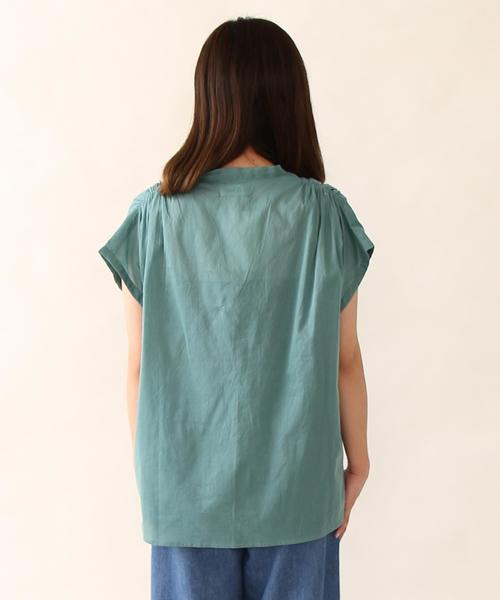 coen（コーエン）の「【Market】ボイルスキッパーブラウス（シャツ/ブラウス・レディース・オリーブ/ネイビー/コバルトブルー/レッド・FREE）」の11枚目の写真