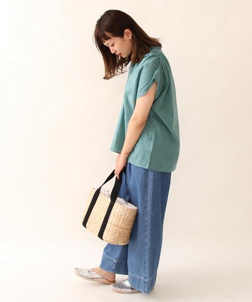 coen（コーエン）の「【Market】ボイルスキッパーブラウス（シャツ/ブラウス・レディース・オリーブ/ネイビー/コバルトブルー/レッド・FREE）」の12枚目の写真