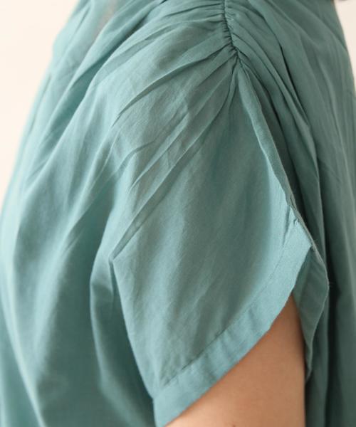 coen（コーエン）の「【Market】ボイルスキッパーブラウス（シャツ/ブラウス・レディース・オリーブ/ネイビー/コバルトブルー/レッド・FREE）」の14枚目の写真