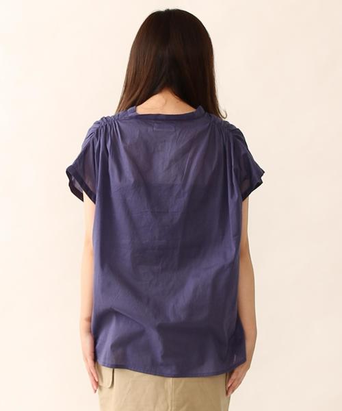 coen（コーエン）の「【Market】ボイルスキッパーブラウス（シャツ/ブラウス・レディース・オリーブ/ネイビー/コバルトブルー/レッド・FREE）」の15枚目の写真