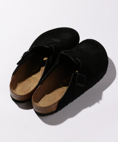 BIRKENSTOCK（ビルケンシュトック）の「＜BIRKENSTOCK（ビルケンシュトック）＞ BOSTON SUEDE/サンダル（サンダル・メンズ・ブラック・39/40/41/42）」の2枚目の写真