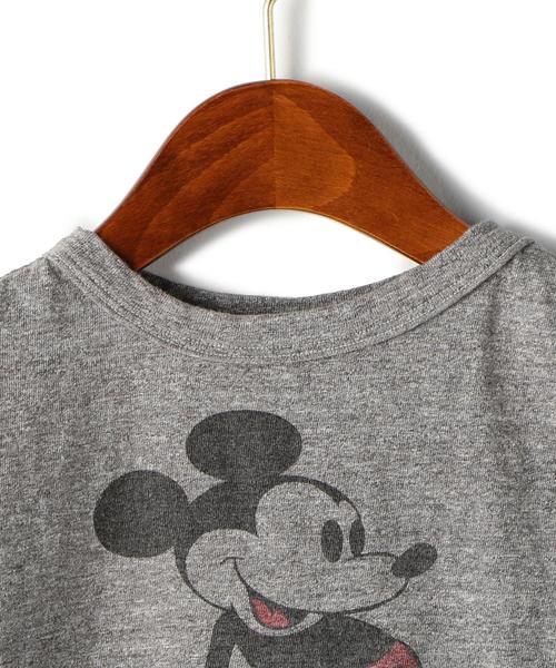 DENIM DUNGAREE(デニムダンガリー)の「WEB限定【キッズ】DENIM DUNGAREE(デニム&ダンガリー) MICKEY Tシャツ ① ◆(Tシャツ/カットソー・キッズ・ホワイト/グレー・110cm/100cm/120cm)」の4枚目の写真