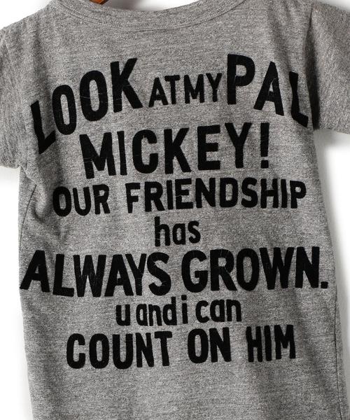 DENIM DUNGAREE(デニムダンガリー)の「WEB限定【キッズ】DENIM DUNGAREE(デニム&ダンガリー) MICKEY Tシャツ ① ◆(Tシャツ/カットソー・キッズ・ホワイト/グレー・110cm/100cm/120cm)」の8枚目の写真