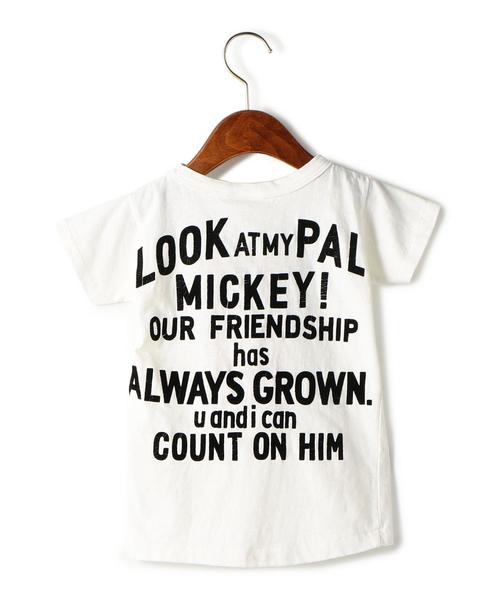 DENIM DUNGAREE(デニムダンガリー)の「WEB限定【キッズ】DENIM DUNGAREE(デニム&ダンガリー) MICKEY Tシャツ ① ◆(Tシャツ/カットソー・キッズ・ホワイト/グレー・110cm/100cm/120cm)」の9枚目の写真