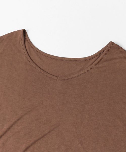 URBAN RESEARCH DOORS（アーバンリサーチドアーズ）の「DOORS フリルスリーブワイドプルオーバー（Tシャツ/カットソー・レディース・ネイビー/ホワイト/ブラウン/グレー・ONE）」の21枚目の写真