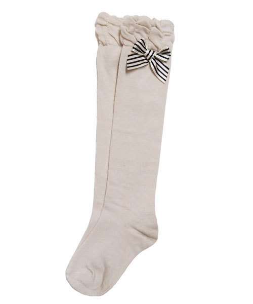 Kp Deco ケーピーデコ の リボンモチーフのかわいいニーハイソックス ソックス 靴下 Wear