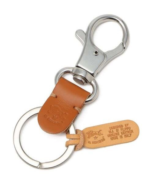 IL BISONTE(イルビゾンテ)の「IL BISONTE / ORIGINAL LEATHER / KEY HOLDER(キーホルダー・レディース・ライトブラウン/ブラック系その他/ブラウン系その他/ナチュラル/オレンジ/グリーン/ブラウン/グレー/オリーブ/レッド/ダークブラウン/ブラック/ホワイト/ネイビー・FREE)」の8枚目の写真