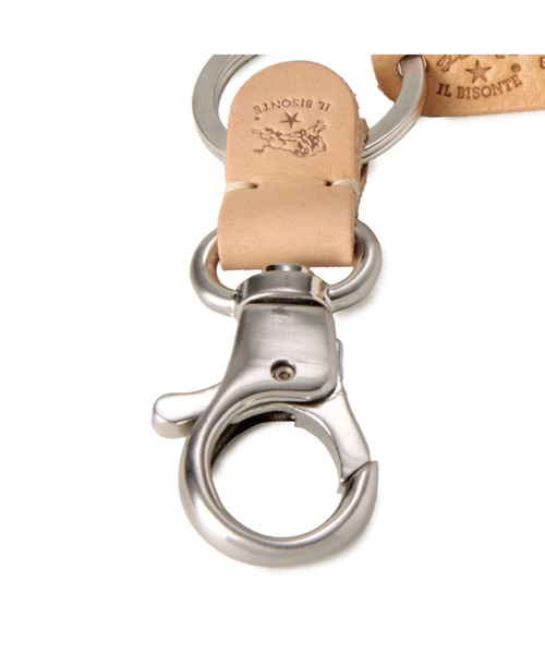 IL BISONTE(イルビゾンテ)の「IL BISONTE / ORIGINAL LEATHER / キーリング(キーホルダー・レディース・ライトブラウン/ブラック系その他/ブラウン系その他/ナチュラル/オレンジ/グリーン/ブラウン/グレー/オリーブ/レッド/ダークブラウン/ブラック/ホワイト/ネイビー・FREE)」の16枚目の写真