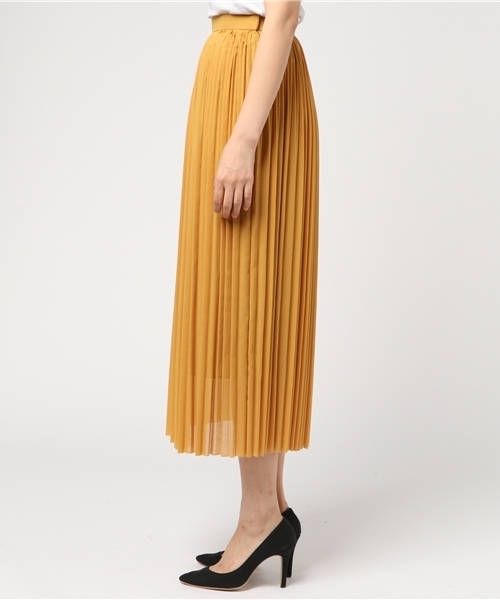 SACRA(サクラ)の「【SACRA】AIRY CRYSTAL SKIRT(スカート・レディース・グリーン/イエロー・38/36)」の9枚目の写真