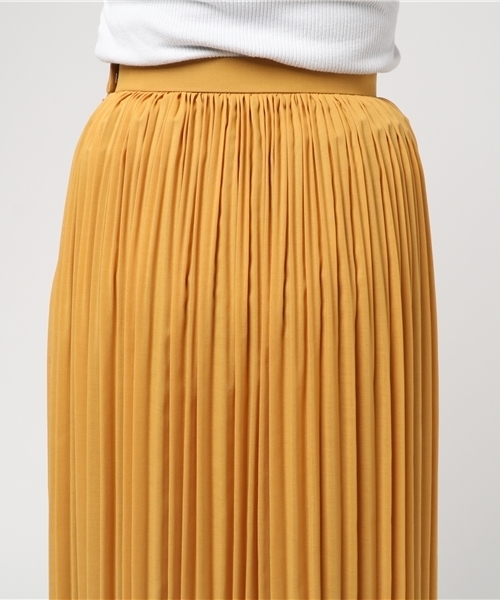 SACRA(サクラ)の「【SACRA】AIRY CRYSTAL SKIRT(スカート・レディース・グリーン/イエロー・38/36)」の4枚目の写真