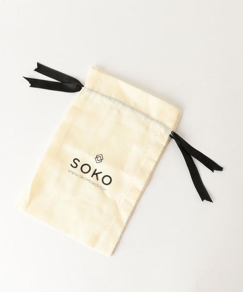 SOKO(ソコ)の「SOKO OUTLINE ピアス L / ソコ(ピアス(両耳用)・レディース・ゴールド・FREE)」の6枚目の写真