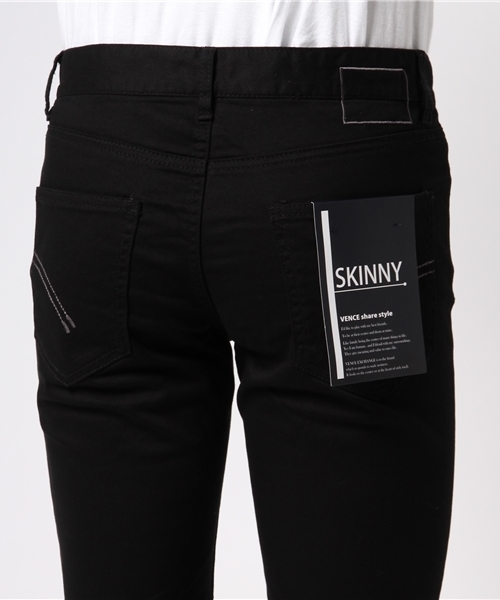 VENCEEXCHANGE(ヴァンスエクスチェンジ)の「ツイルストレッチスキニーパンツ (その他パンツ・メンズ・ブラック/ネイビー/ベージュ・LARGE/X-LARGE/MEDIUM/SMALL)」の8枚目の写真