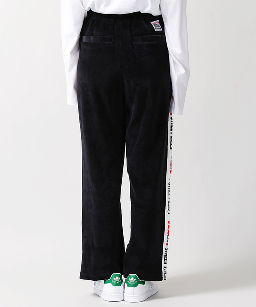VISION STREET WEAR(ヴィジョンストリートウェア)の「∴WEGO/VISION別注ベロアラインパンツ(スウェットパンツ・レディース・レッド/イエロー・FREE)」の14枚目の写真