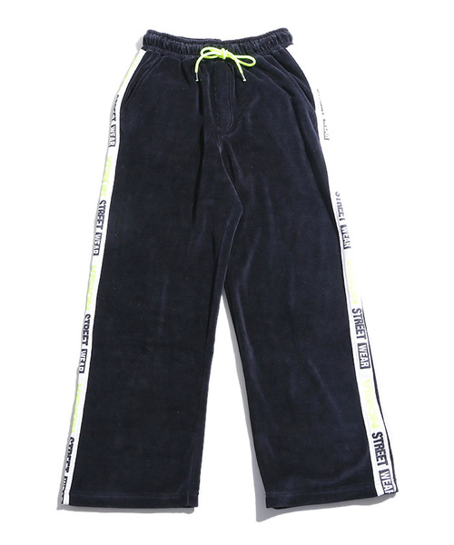 VISION STREET WEAR(ヴィジョンストリートウェア)の「∴WEGO/VISION別注ベロアラインパンツ(スウェットパンツ・レディース・レッド/イエロー・FREE)」の18枚目の写真