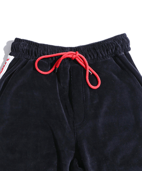 VISION STREET WEAR(ヴィジョンストリートウェア)の「∴WEGO/VISION別注ベロアラインパンツ(スウェットパンツ・レディース・レッド/イエロー・FREE)」の20枚目の写真