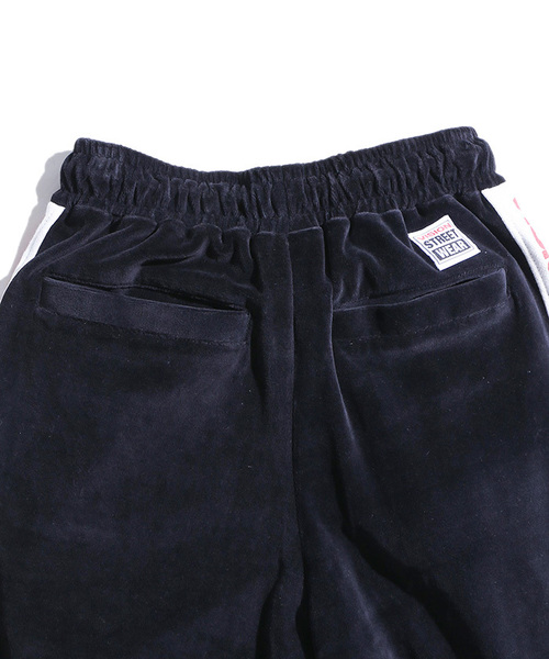 VISION STREET WEAR(ヴィジョンストリートウェア)の「∴WEGO/VISION別注ベロアラインパンツ(スウェットパンツ・レディース・レッド/イエロー・FREE)」の7枚目の写真