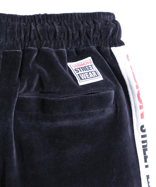 VISION STREET WEAR(ヴィジョンストリートウェア)の「∴WEGO/VISION別注ベロアラインパンツ(スウェットパンツ・レディース・レッド/イエロー・FREE)」の13枚目の写真