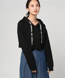 onespo | ロゴテープクロップドパーカー(パーカー)