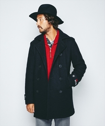 HYSTERIC GLAMOUR メンズ ウール メルトン Pコート Hロゴ HYSTERIC GLAMOUR メンズ ウール メルトン Pコート Hロゴ
