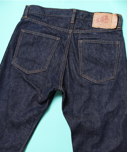 Made in JAPAN denim (straight)（メイドインジャパンデニム（ストレート））の「【Made in Japan】505 type-Non Wash-/テーパードデニムパンツ（デニムパンツ・メンズ・インディゴブルー・27inch/28inch/29inch/30inch/31inch/32inch/33inch/34inch/36inch）」の5枚目の写真