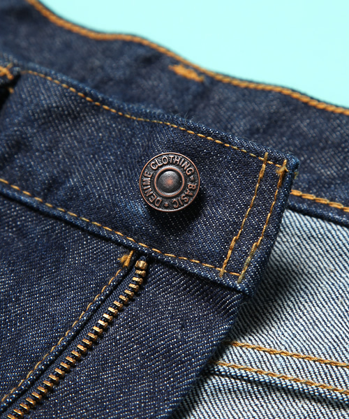 Made in JAPAN denim (straight)（メイドインジャパンデニム（ストレート））の「【Made in Japan】505 type-Non Wash-/テーパードデニムパンツ（デニムパンツ・メンズ・インディゴブルー・27inch/28inch/29inch/30inch/31inch/32inch/33inch/34inch/36inch）」の6枚目の写真