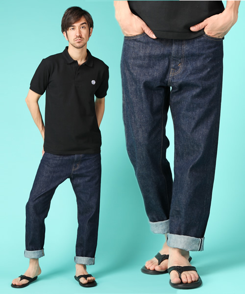 Made in JAPAN denim (straight)（メイドインジャパンデニム（ストレート））の「【Made in Japan】505 type-Non Wash-/テーパードデニムパンツ（デニムパンツ・メンズ・インディゴブルー・27inch/28inch/29inch/30inch/31inch/32inch/33inch/34inch/36inch）」の8枚目の写真